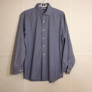 Tommy Hilfiger Regular Fit Blue Check Dress Shirt